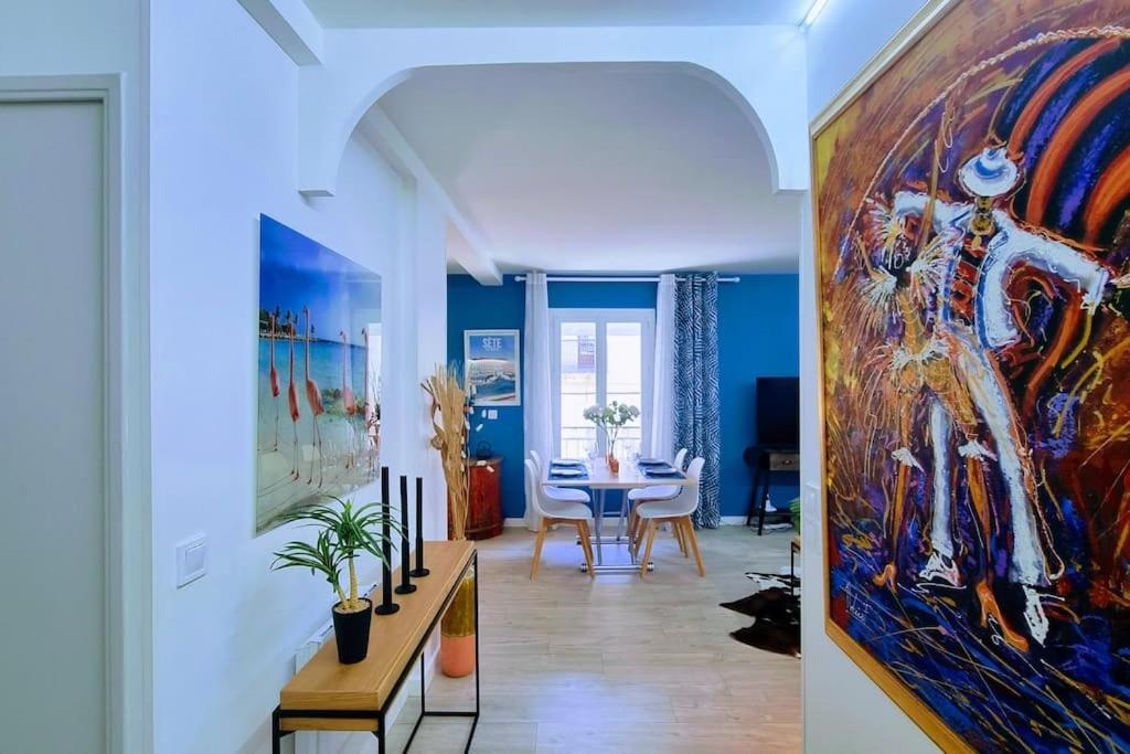 Le Clavel Superbe Deco, Centre Historique, Climatise, Parking A Proximite Apartment Sete Exterior photo