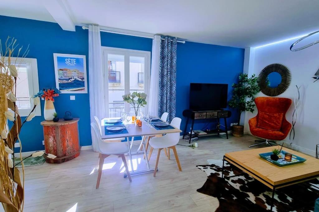Le Clavel Superbe Deco, Centre Historique, Climatise, Parking A Proximite Apartment Sete Exterior photo